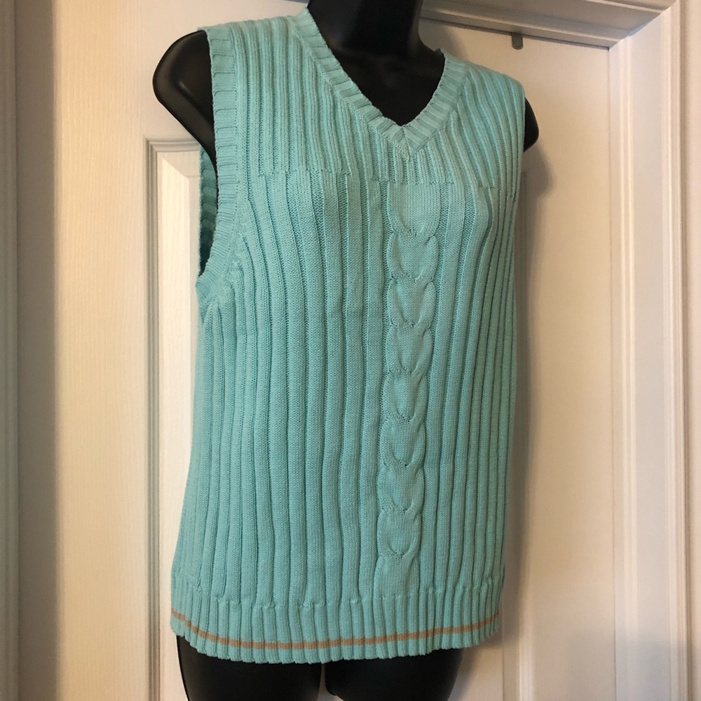 Haggar Women’s Knit Vest size L/petite
